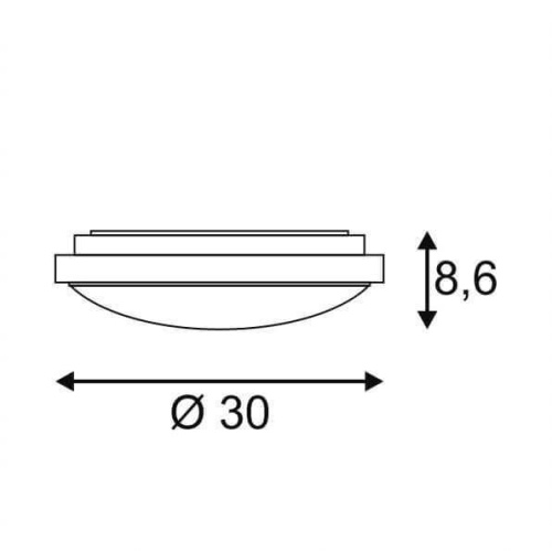 Потолочный светодиодный светильник SLV Marona 155152