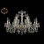 Подвесная люстра ArtClassic 11.26.8+4.220.Gd.B