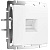 Розетка Ethernet RJ-45 cat. 6A экранированная (белый матовый) W5120001/ a069684