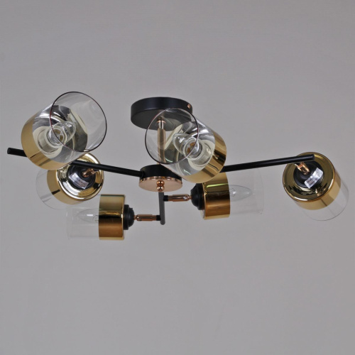 Потолочная люстра Reluce 11555-0.3-06 BK+FGD