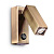 Светодиодный спот Ideal Lux Page AP Square Brunito 233864