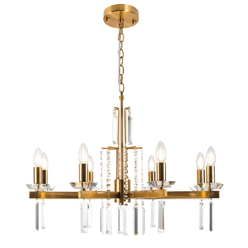 Подвесная люстра Crystal Lux Marron SP8 Brass Подвесная люстра Crystal Lux Marron SP8 Brass