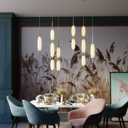 Подвесной светодиодный светильник Odeon Light Spindle 4792/12L