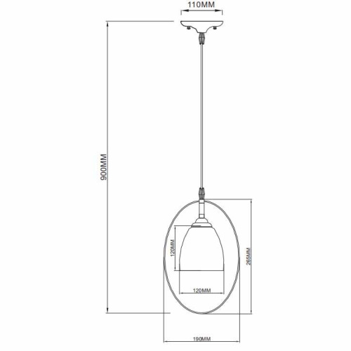 Подвесной светильник Rivoli Carla 9013-201 Б0044468