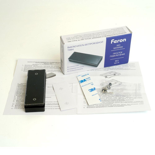 Выключатель одноклавишный беспроводной Feron Smart TM84 48878 Выключатель одноклавишный беспроводной Feron Smart TM84 48878