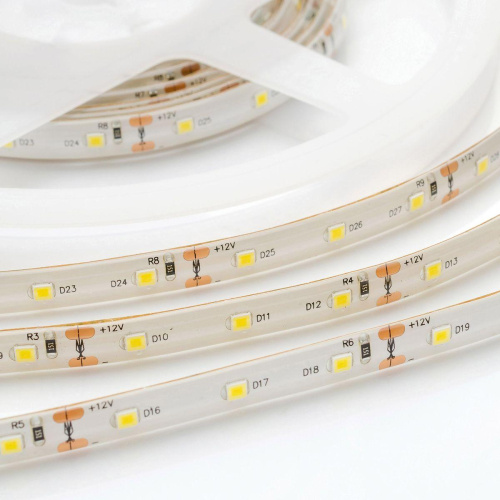 Светодиодная влагозащищенная лента Apeyron 4,8W/m 60LED/m 3528SMD теплый белый 5M 09BL Светодиодная влагозащищенная лента Apeyron 4,8W/m 60LED/m 3528SMD теплый белый 5M 09BL