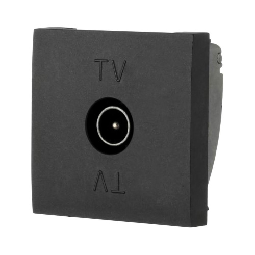 Розетка LK Studio TV оконечная (черный бархат) LK45 852108-1 Розетка LK Studio TV оконечная (черный бархат) LK45 852108-1