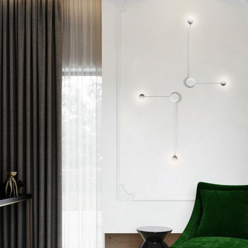 Бра Pin Wall Light B Black By Imperiumloft