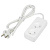 Удлинитель Uniel Ultra 2гн х 1,5м б/з S-CU2-1,5 White UL-00009975