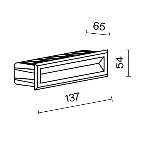 Подсветка для лестниц Outdoor O045SL-L5B3K