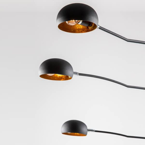 Торшер Zumaline Branca TS-5805-BKGO