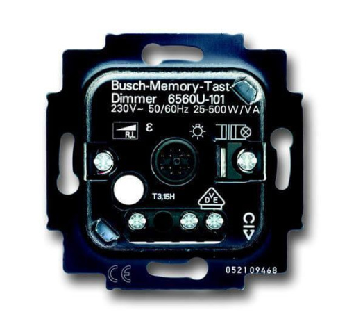 Диммер клавишный для л/н г/л ABB BJE 500W 2CKA006560A1207 Диммер клавишный для л/н г/л ABB BJE 500W 2CKA006560A1207