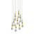 Подвесной светильник OMG07287-9 gold
