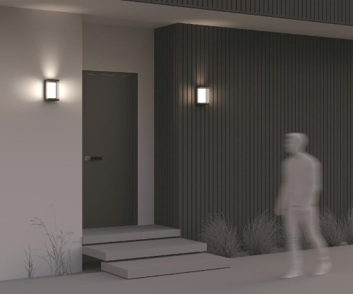 Уличный настенный светодиодный светильник Maytoni Baker Street O021WL-L10B4K