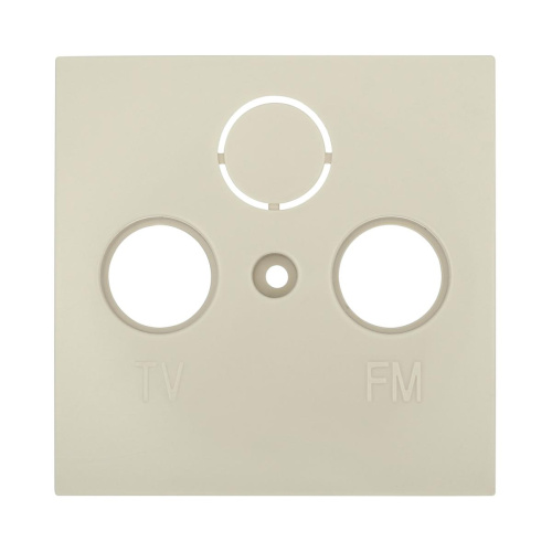 Накладка LK Studio розетки TV+FM+SAT, 2(3) отверстия (бежевый) LK60 865201-1