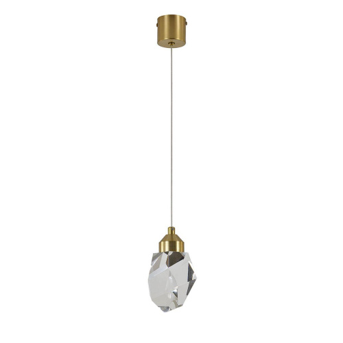 Подвесной светодиодный светильник Indigo Crystal 12053/1P Brass V000132L Подвесной светодиодный светильник Indigo Crystal 12053/1P Brass V000132L
