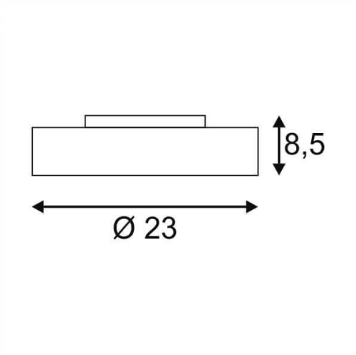 Потолочный светодиодный светильник SLV Occuldas 23 117321