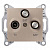 Розетка TV/SAT/SAT Schneider Electric Sedna SDN3502168