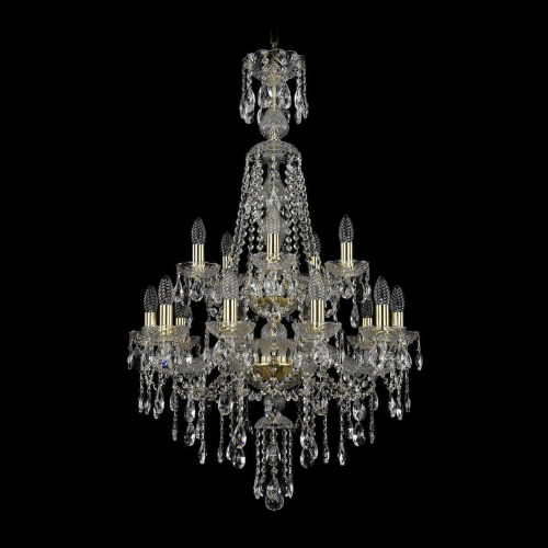 Подвесная люстра Bohemia Ivele 1415/10+5/220/XL-104/2d G Подвесная люстра Bohemia Ivele 1415/10+5/220/XL-104/2d G
