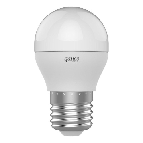 Лампа светодиодная Gauss E27 7,5W 3000К матовая 1053218