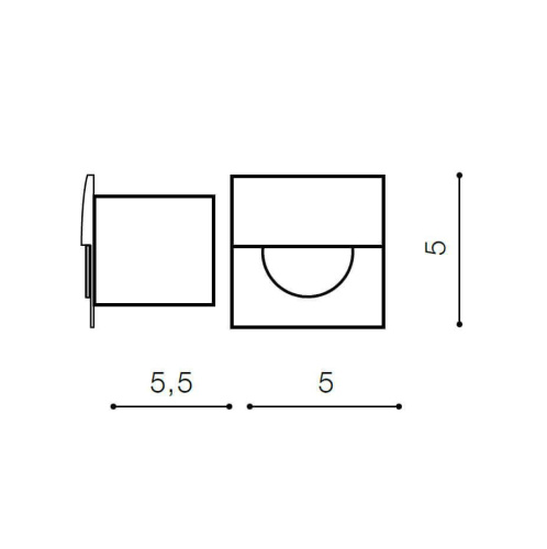 Встраиваемый светильник Azzardo Sane FI 40 AZ2767