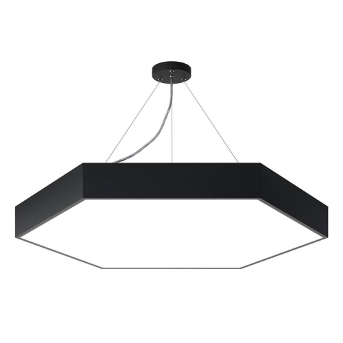 Подвесной светодиодный cветильник Geometria ЭРА Hexagon SPO-122-B-40K-066 66Вт 4000К черный Б0050553 Подвесной светодиодный cветильник Geometria ЭРА Hexagon SPO-122-B-40K-066 66Вт 4000К черный Б0050553