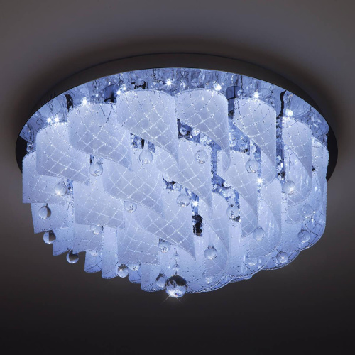 Потолочная люстра Eurosvet 80117/9 хром/белый