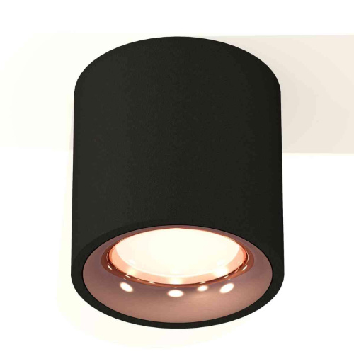 Комплект накладного светильника Ambrella light Techno Spot XS7532025 SBK/PPG черный песок/золото розовое полированное (C7532, N7015) Комплект накладного светильника Ambrella light Techno Spot XS7532025 SBK/PPG черный песок/золото розовое полированное (C7532, N7015)