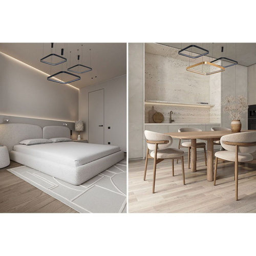 Подвесной светодиодный светильник Italline IT013-6024 black 3000K Подвесной светодиодный светильник Italline IT013-6024 black 3000K