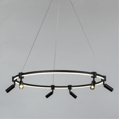 Подвесная светодиодная люстра Arte Lamp Ring A2186SP-1BK Подвесная светодиодная люстра Arte Lamp Ring A2186SP-1BK