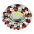 Встраиваемый светильник Fametto Fiore DLS-F130 GU5.3 Chrome/Brown