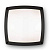 Уличный настенный светильник Ideal Lux Cometa Ap3 Nero 082271