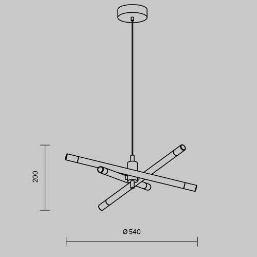 Подвесной светильник Freya FR6130PL-L18B Подвесной светильник Freya FR6130PL-L18B