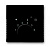 Накладка для механизма терморегулятора 1095 U/UF-507, 1096 U, Basic 55, ch?teau-black