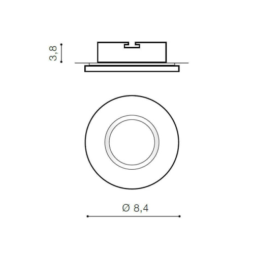 Встраиваемый светильник Azzardo Ika R IP65 AZ3017 Встраиваемый светильник Azzardo Ika R IP65 AZ3017