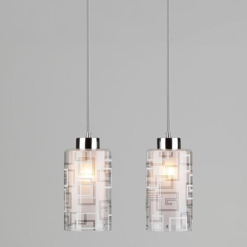 Подвесной светильник Eurosvet 50002/2 хром Подвесной светильник Eurosvet 50002/2 хром