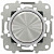 Диммер поворотный универсальный ABB Sky Moon хром 2CLA866000A1401