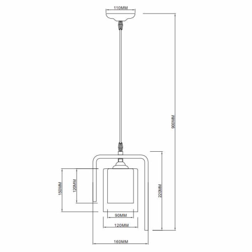 Подвесной светильник Rivoli Noemi 9014-201 Б0044471