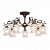 Потолочная люстра Silver Light Leonardo 708.53.7