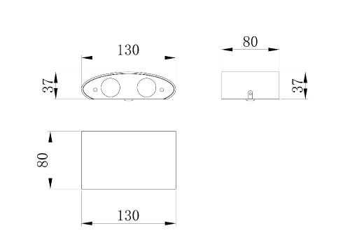Уличный настенный светодиодный светильник Maytoni Strato O417WL-L4GR3K Уличный настенный светодиодный светильник Maytoni Strato O417WL-L4GR3K