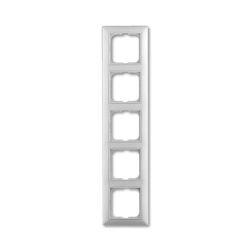 Рамка 5-постовая ABB Basic55 альпийский белый 2CKA001725A1483 Рамка 5-постовая ABB Basic55 альпийский белый 2CKA001725A1483