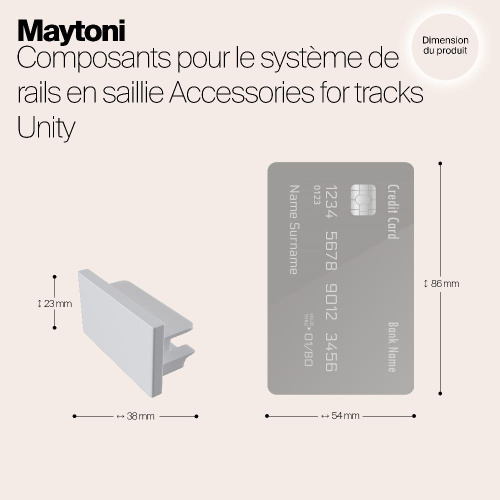 Заглушка Maytoni Track TRA001EC-11W