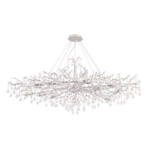 Подвесная люстра Crystal Lux REINA V2 SP12 L1500 SILVER PATINA Подвесная люстра Crystal Lux REINA V2 SP12 L1500 SILVER PATINA