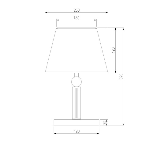 Настольная лампа Eurosvet Conso 01145/1 хром