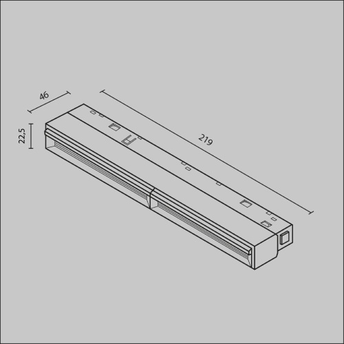 Трековый светильник Technical TR106-4-12W-DS-B