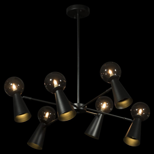 Подвесная люстра Loft IT Halley 10046/6 Black Подвесная люстра Loft IT Halley 10046/6 Black