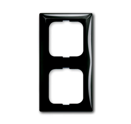 Рамка 2-постовая ABB Basic55 chateau-черный 2CKA001725A1507