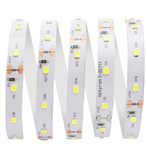 Светодиодная влагозащищенная лента Apeyron 4,8W/m 60LED/m 3528SMD холодный белый 5M 00-71