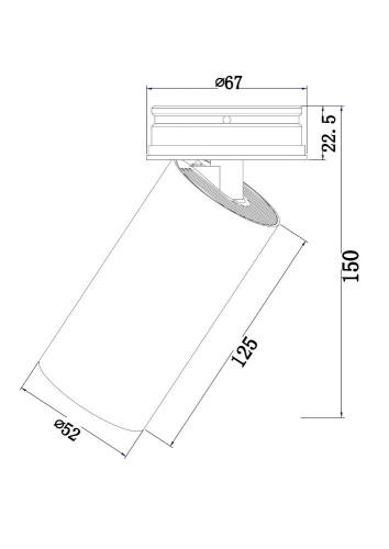Потолочный светильник Technical C057CL-L12B4K Потолочный светильник Technical C057CL-L12B4K