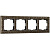 Рамка Werkel Antik на 4 поста бронза WL07-Frame-04 4690389054389